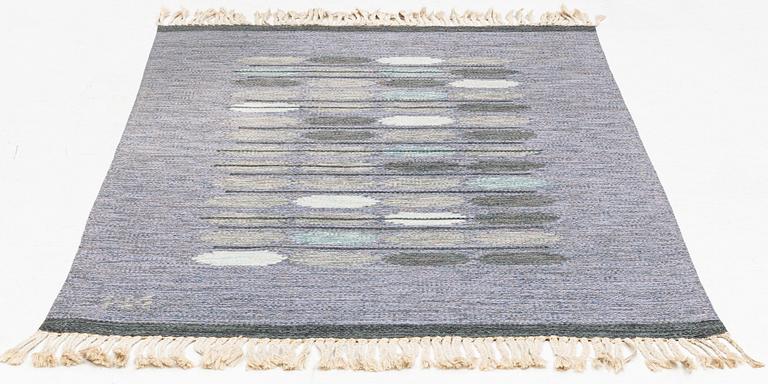 Rug, röllakan, indistinctly signed, approximately 200 x 135 cm.