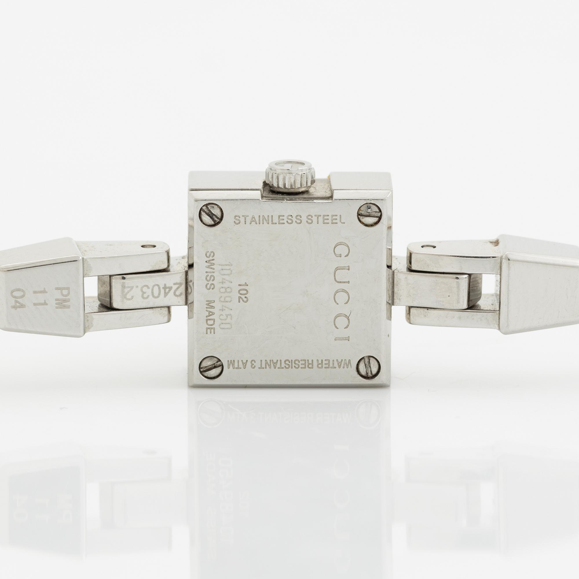 Gucci, wristwatch, 14 x 14 mm.