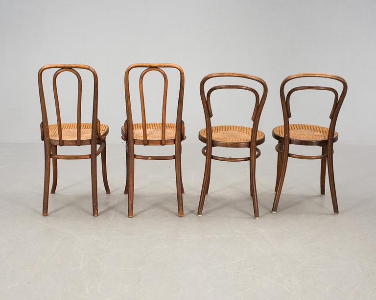 STOLAR, 4 st, bl a Thonet. 1900-talets första hälft.