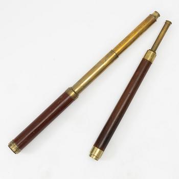 Two 19th century telescopes.