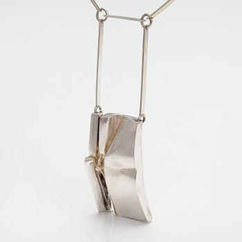 Björn Weckström, "Bird man", a sterling silver necklace. Lapponia 1971.