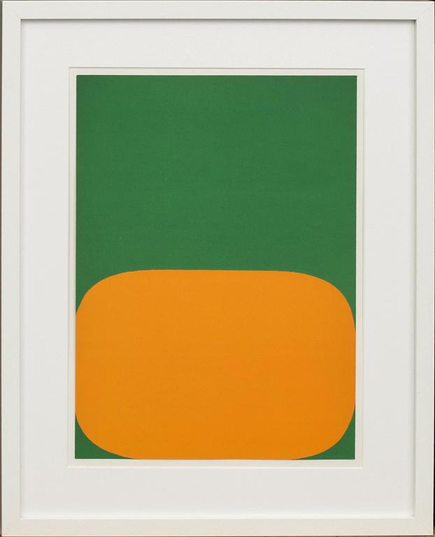 ELLSWORTH KELLY, lithograph in colours from DlM 149 1964.