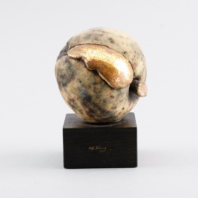 ALF EKBERG, skulptur, stengods, signerad.