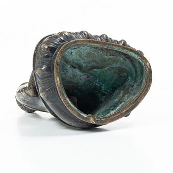 A bronze figure of Buddha, 20th century.
