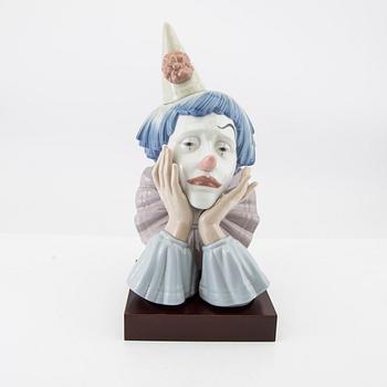 Figurin Lladro porslin 1900-talets andra hälft.