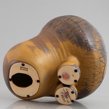 Lisa Larson, a stoneware "Lejon Maxi" sculpture, Gustavsberg, Sweden.