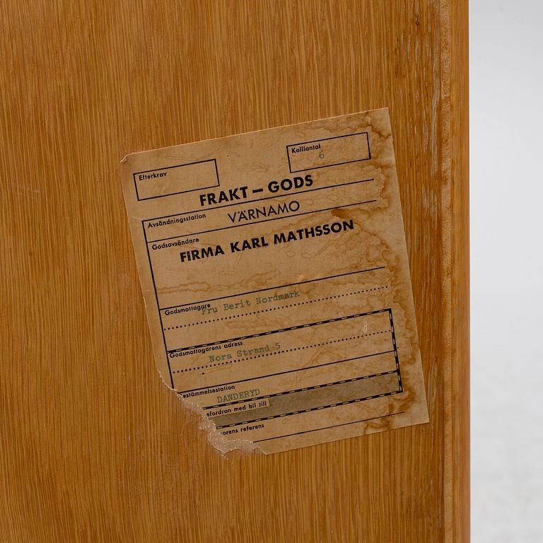 A 'Annika' bench / coffee table by Bruno Mathsson, Firma Karl Mathsson, Värnamo, Sweden 1968.