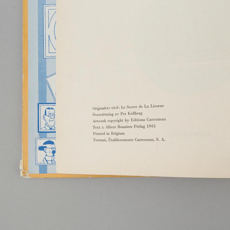 two Tintin books from 1961 & 1962.