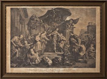 Jean Charles Levasseur · JEAN CHARLES LEVASSEUR, kopparstick, 1767.