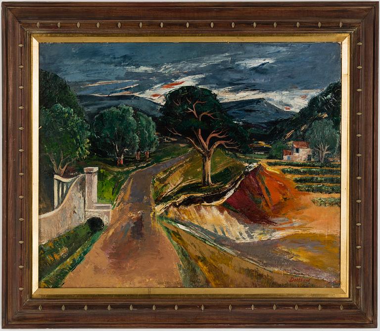 ERIC DETTHOW, oil on canvas, signed.