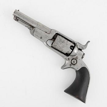 A cased Colt 1855 Sidehammer 'Root', No 11808 manufactured 1856.