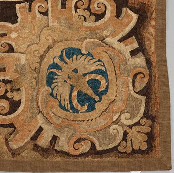 A tapestry, "A Verdure", tapestry weave, ca 286-293 x  313-322 cm, Flanders, the 17th century.