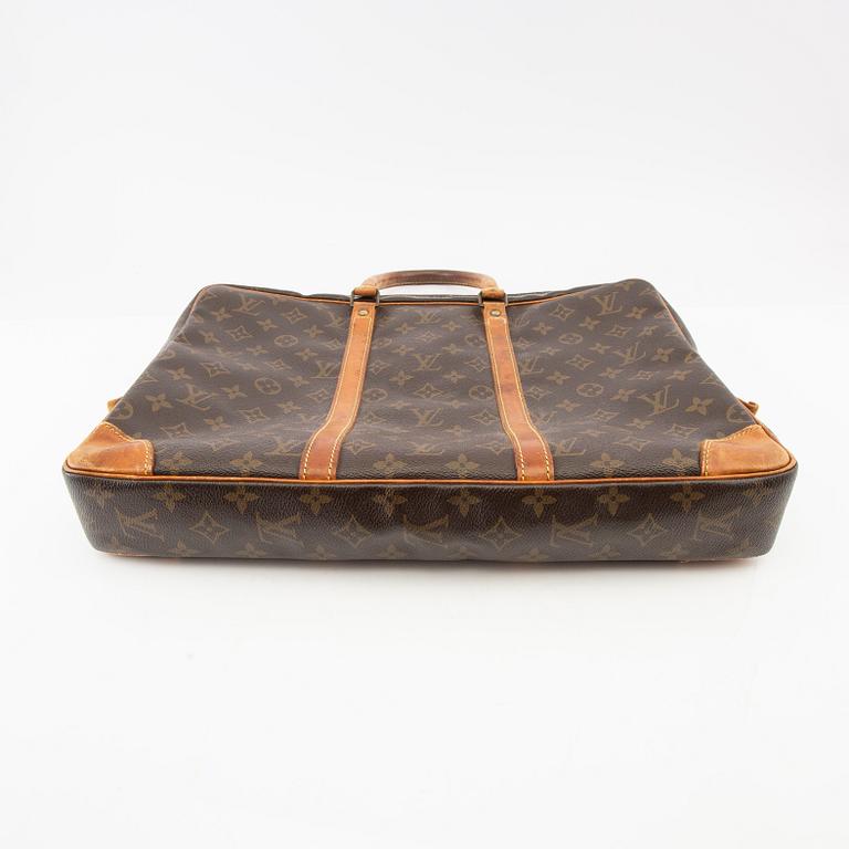 Louis Vuitton, "Porte-Documents Voyage", briefcase, box and dustbag.