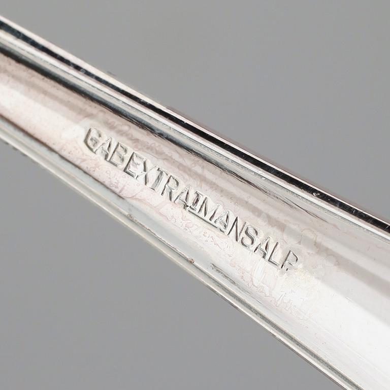 BESTICK, 45 delar, nysilver, "Vasa", 1900-talets andra hälft.
