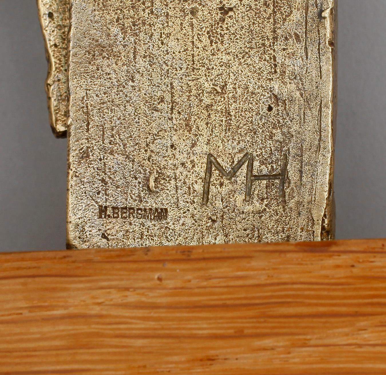 MARTIN HOLMGREN, skulptur, gjuteri Herman Bergman, signerad MH, daterad -66, numr 41/105.