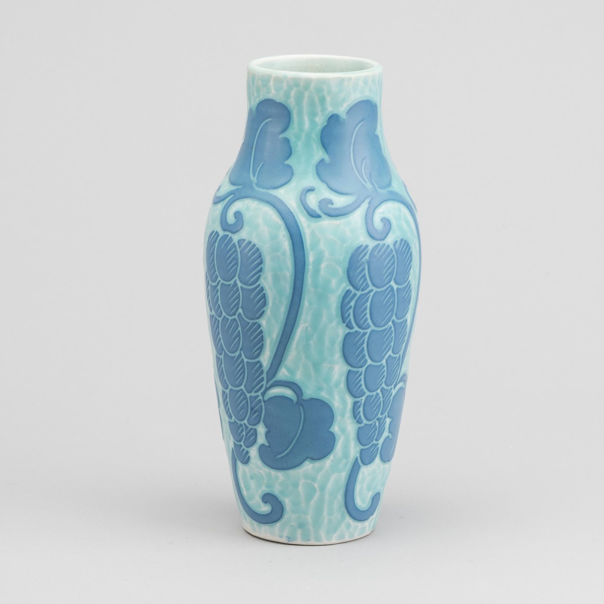 JOSEF EKBERG, vas, stengods, Gustavsberg, 1920.