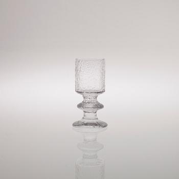 DRICKSGLAS, 9 st, "Jubileums-Festivo" samt DRICKSGLAS, 6 st, "Senatorn" design Timo Sarpaneva, Iittala, 1980-tal.