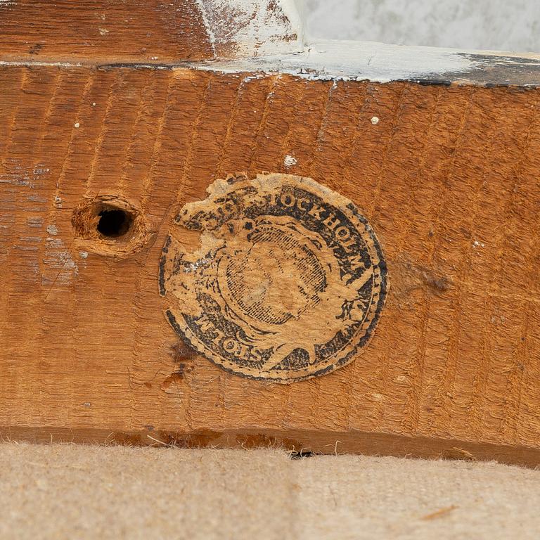 Stolar, ett par, gustavianska, 1700-talets andra hälft.