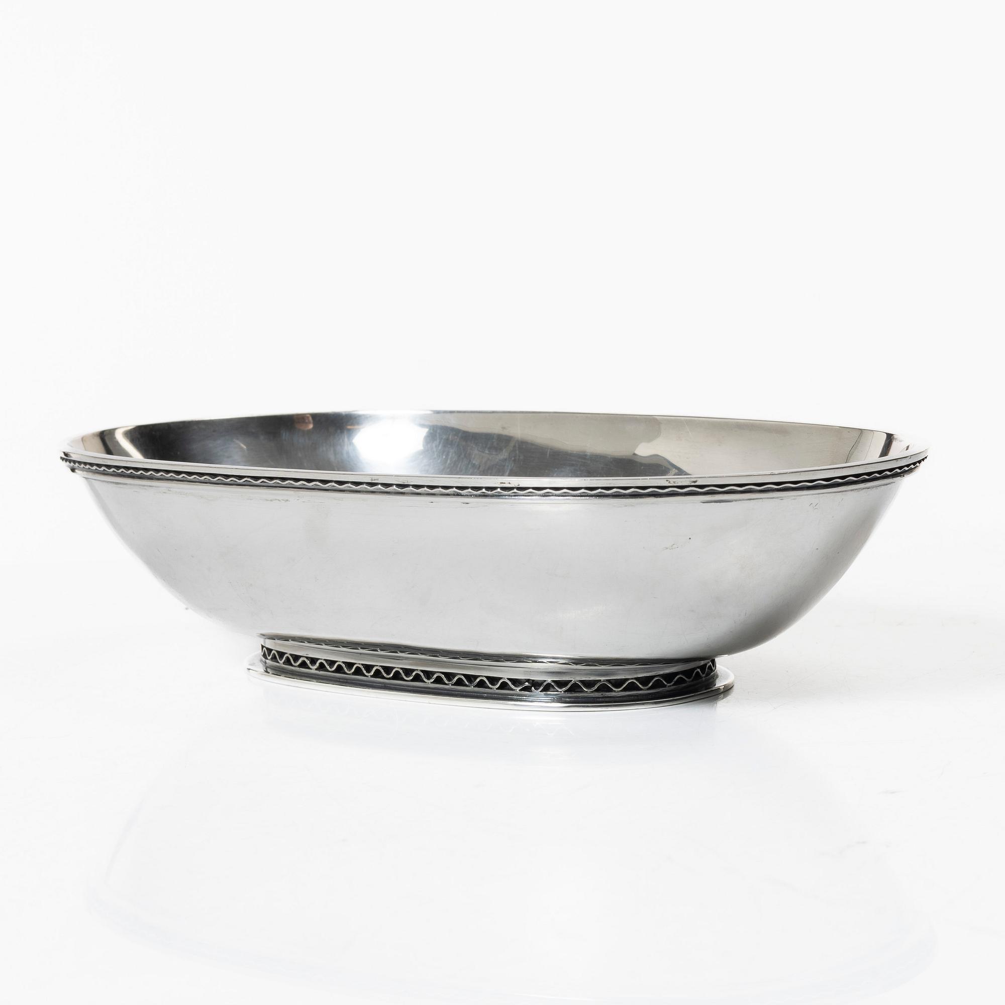 Eric Råström, Skål, silver, CG Råström, Stockholm 1953.