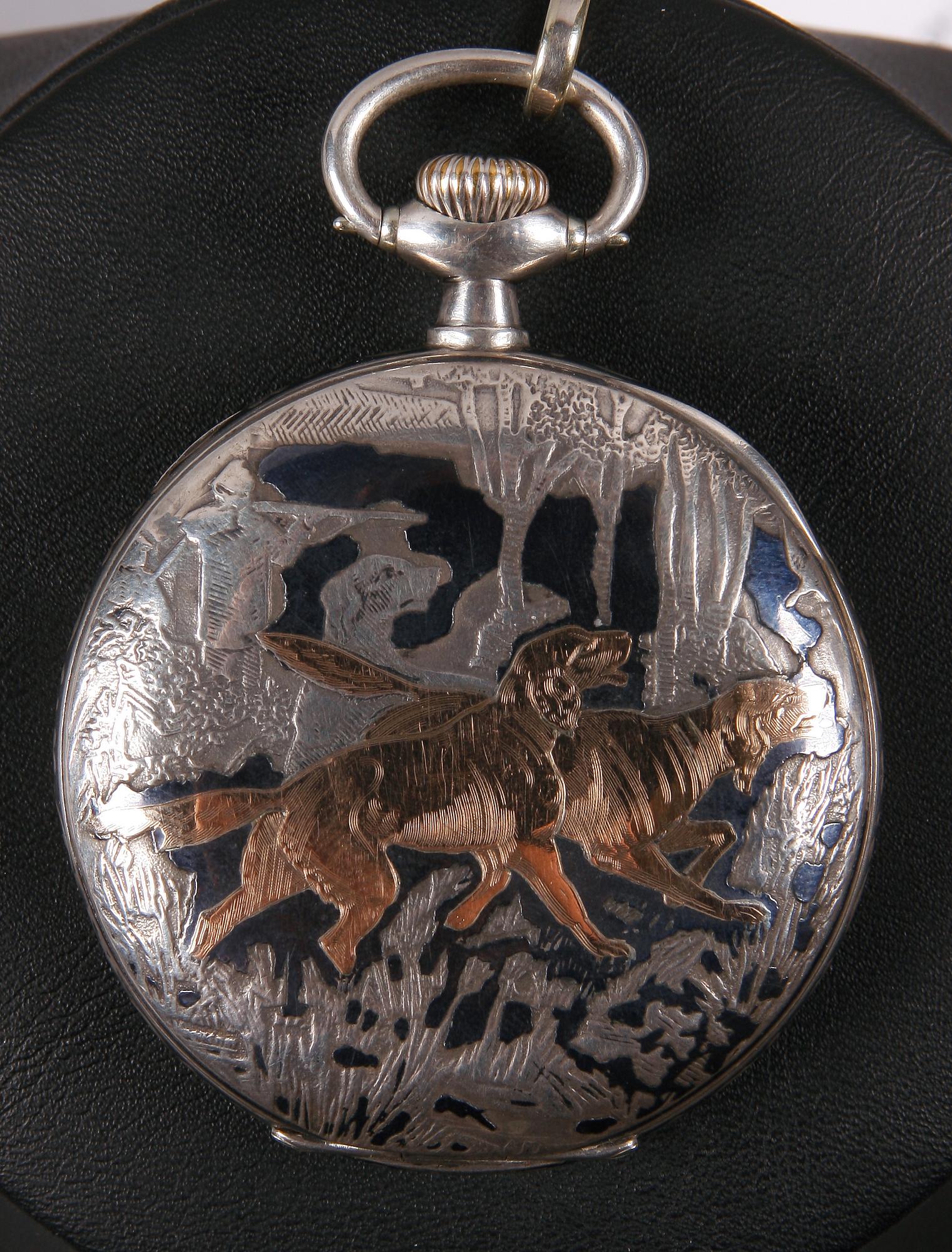 HERRFICKUR, silver, Omega, tidigt 1900-tal.