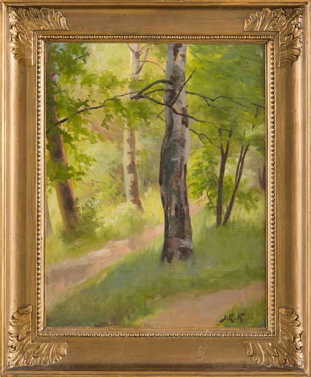 Johan Elis Kortman, Skogsvy.