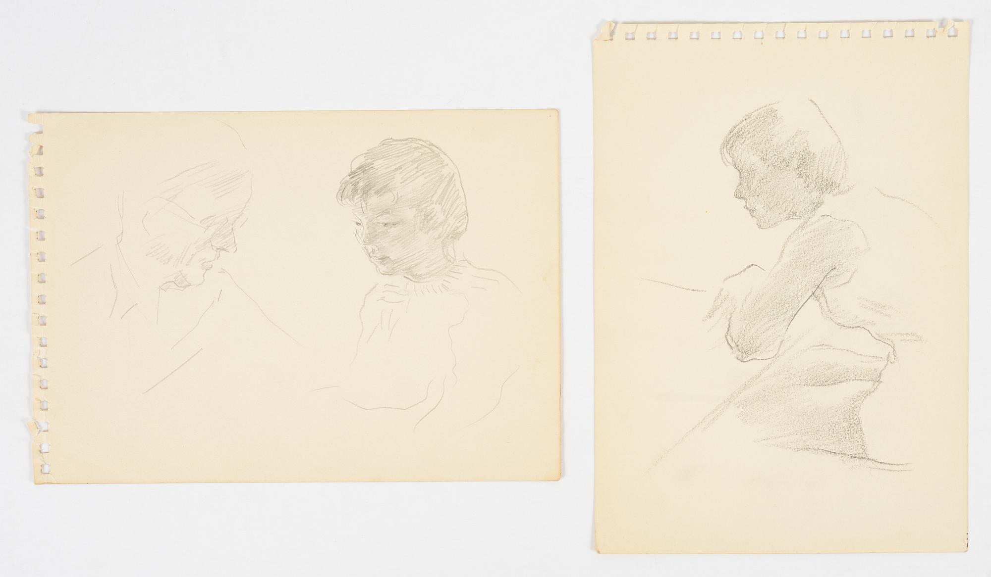 Lotte Laserstein, 2 porträtt.