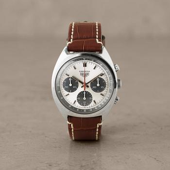 29. HEUER, Carrera, chronograph, wristwatch, 38 mm,