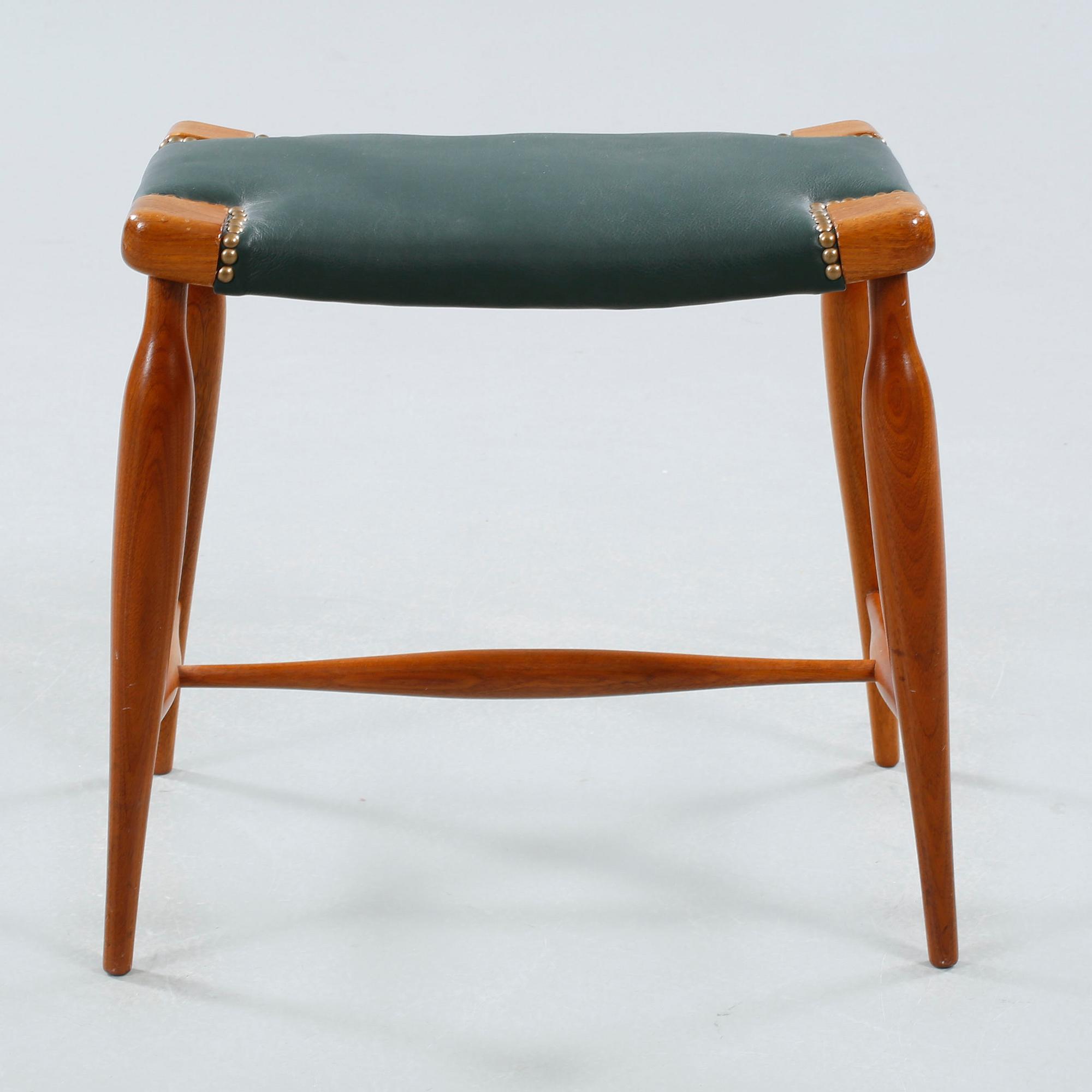 A stool designed by Josef Frank for Firma Svenskt Tenn, the middel of the 20th century.