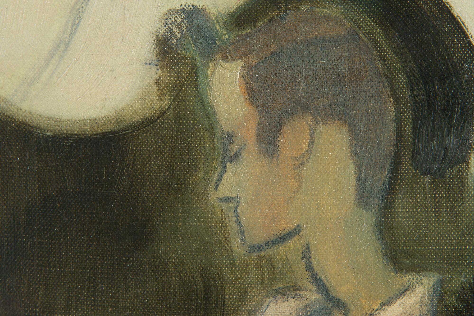 Helene Schjerfbeck, Music (Ingeborg on the Balcony).