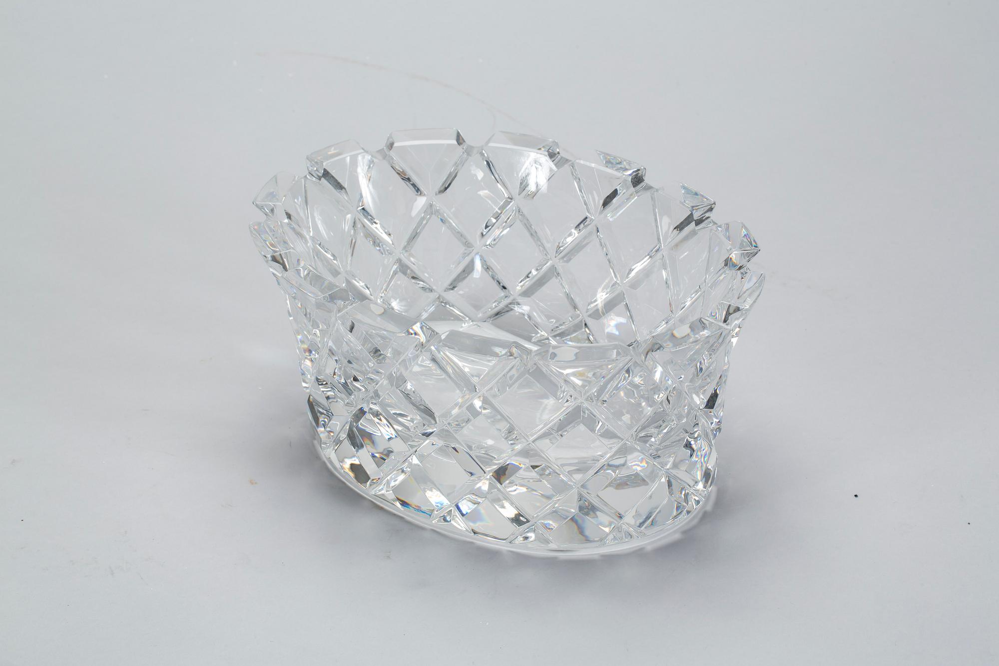 SKÅL, glas, "Sofiero", Gunnar Cyrén, Orrefors, 1900-talets andra hälft.