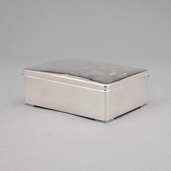 CIGARETTASK, silver, C G Hallberg, Stockholm, 1959.