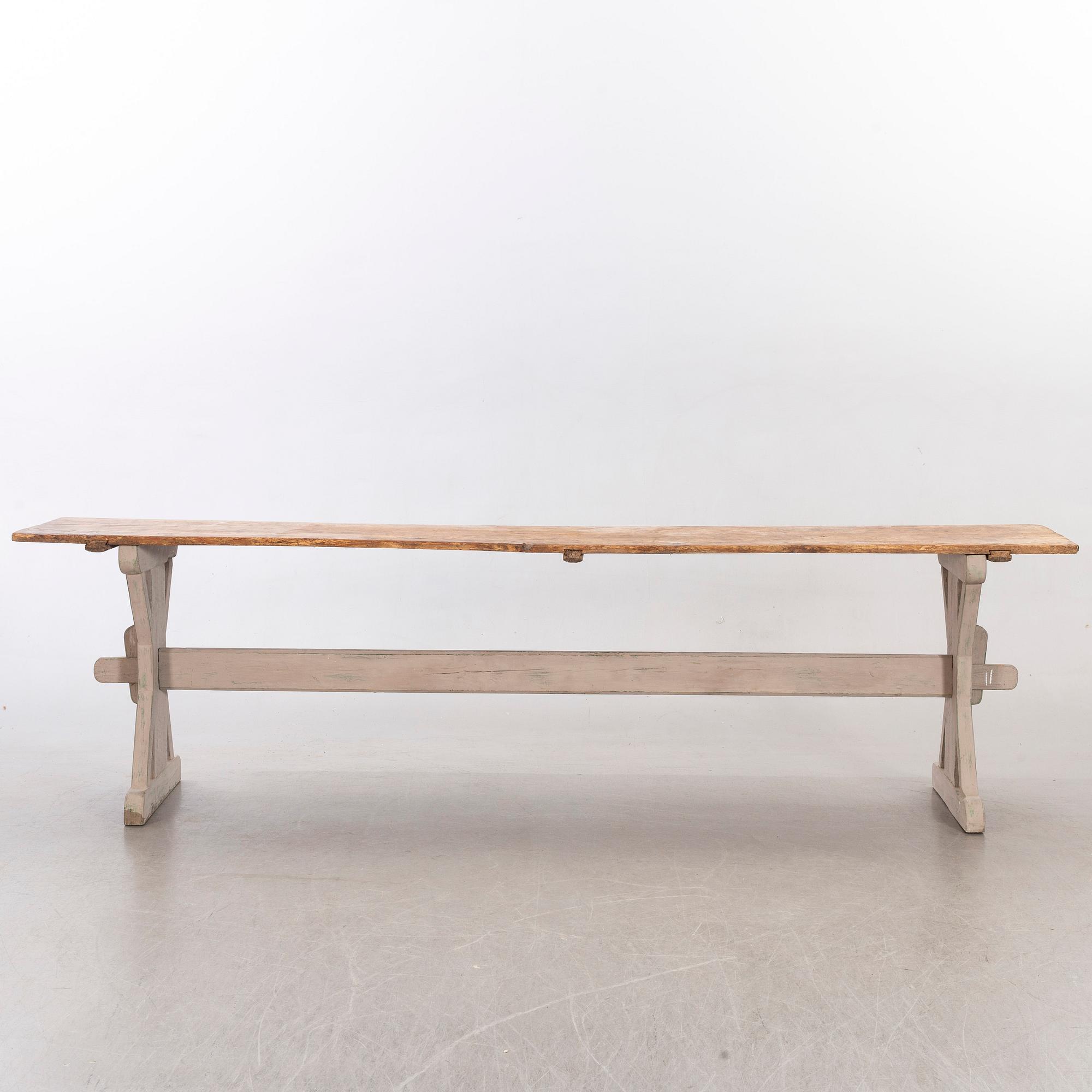 LÅNGBORD, allmogestil, modern tillverkning.