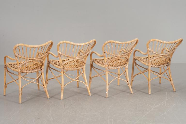 KORGSTOLAR, 4 st, 1900-talets andra hälft.