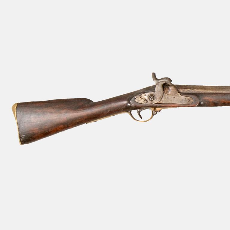 Lock rifle, Swedish, m/1845 modification.