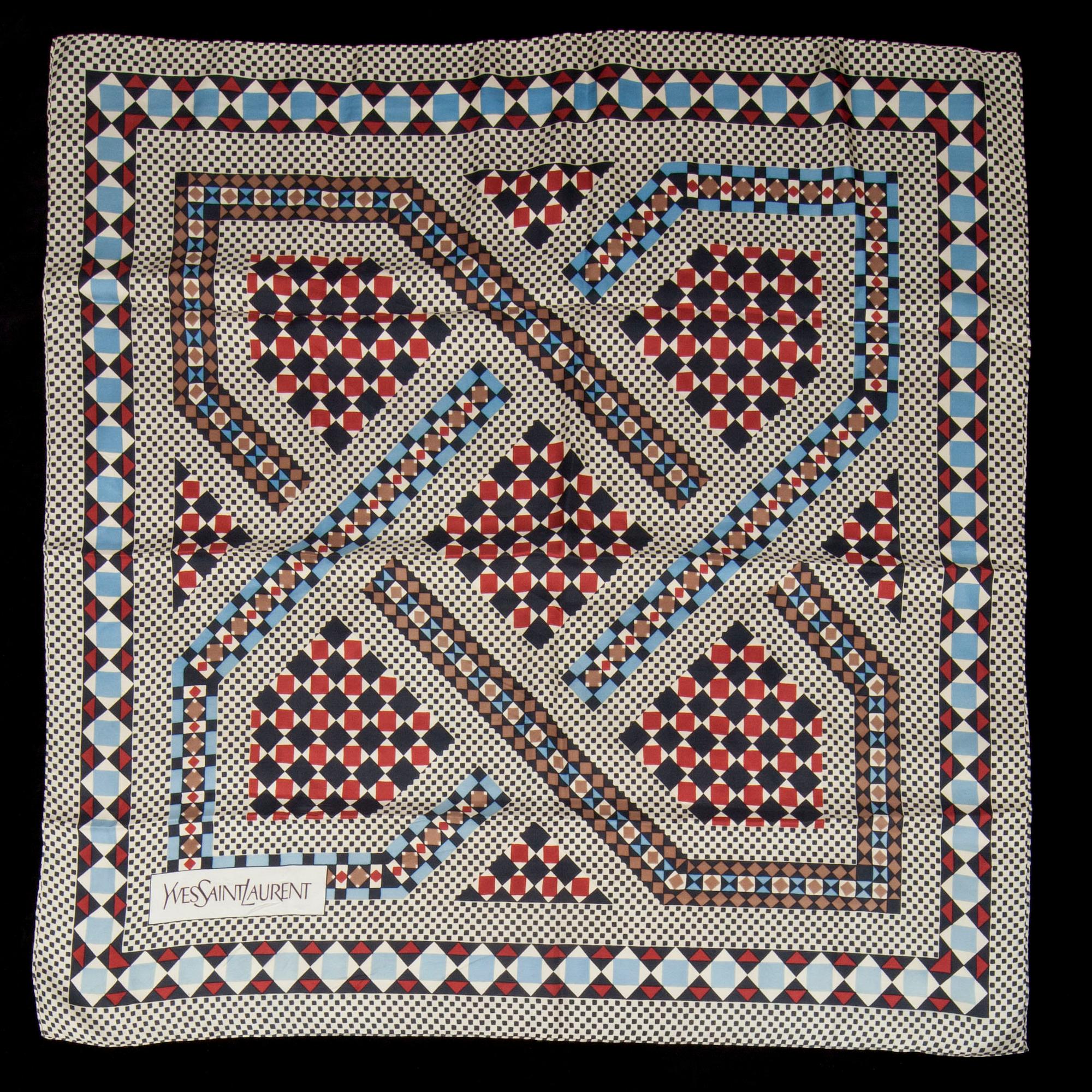 SCARVES, 3 stycken, Yves Saint Laurent.