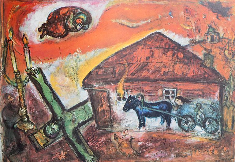 BOK, "Chagall", André Pieyre de Mandiargues, Bokförlaget Forum, 1976.