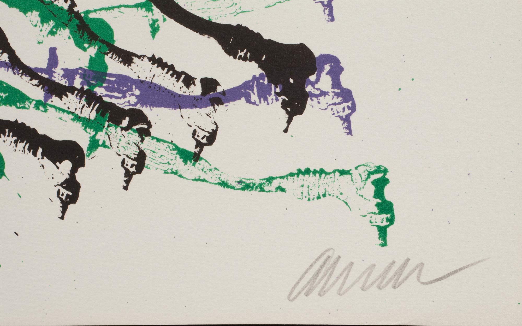 FERNANDEZ ARMAN, mapp med 5 färglitografier, signerade och numrerade 100/250.