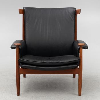Finn Juhl, a 'Bwana' easy chair, France & Son, Denmark.