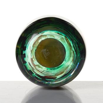 Edvin Öhrström, a graal glass vase, Orrefors 1948, no. 1413B.