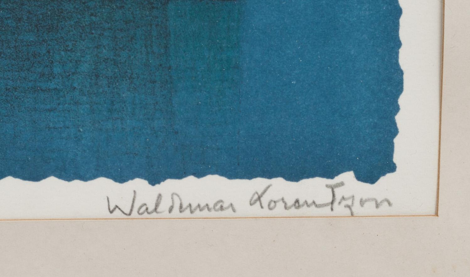 WALDEMAR LORENTZON, färglitografi, signerad och numrerad 262/310.