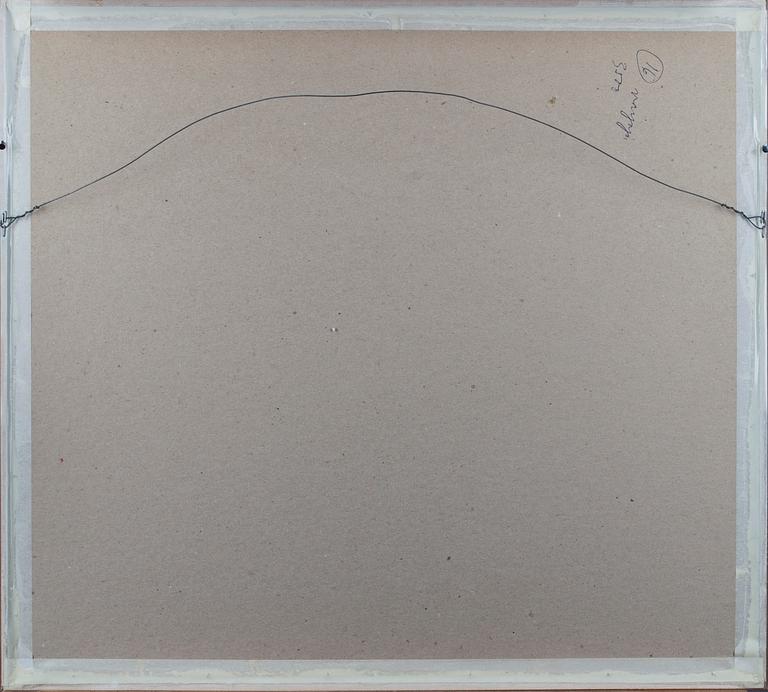 CARL WARGH, akvarell med blyerts. Signerad och daterad -90.