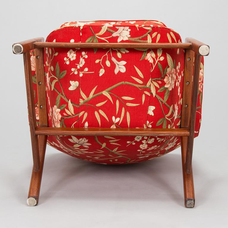 Carl Gustaf Hiort af Ornäs, fåtölj, "Caravelle", för Puunveisto Oy - Träsnideri Ab, 1960-tal.