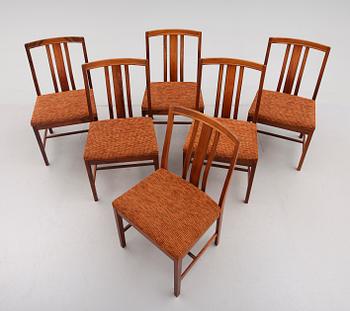 MATSALSMÖBEL, 7 delar, Bertil Fridhagen, Bodafors, 1900-talets andra hälft.