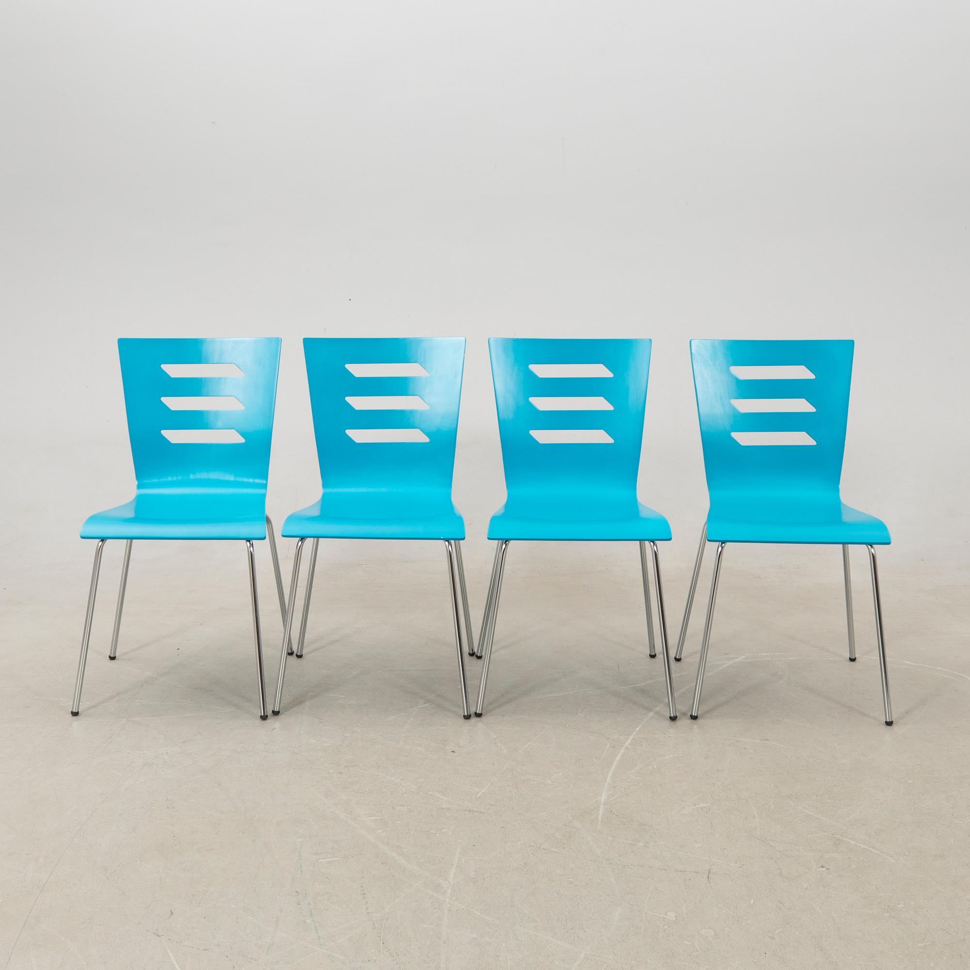 Table and chairs 4 pcs "Nina" Troeds 2000s.