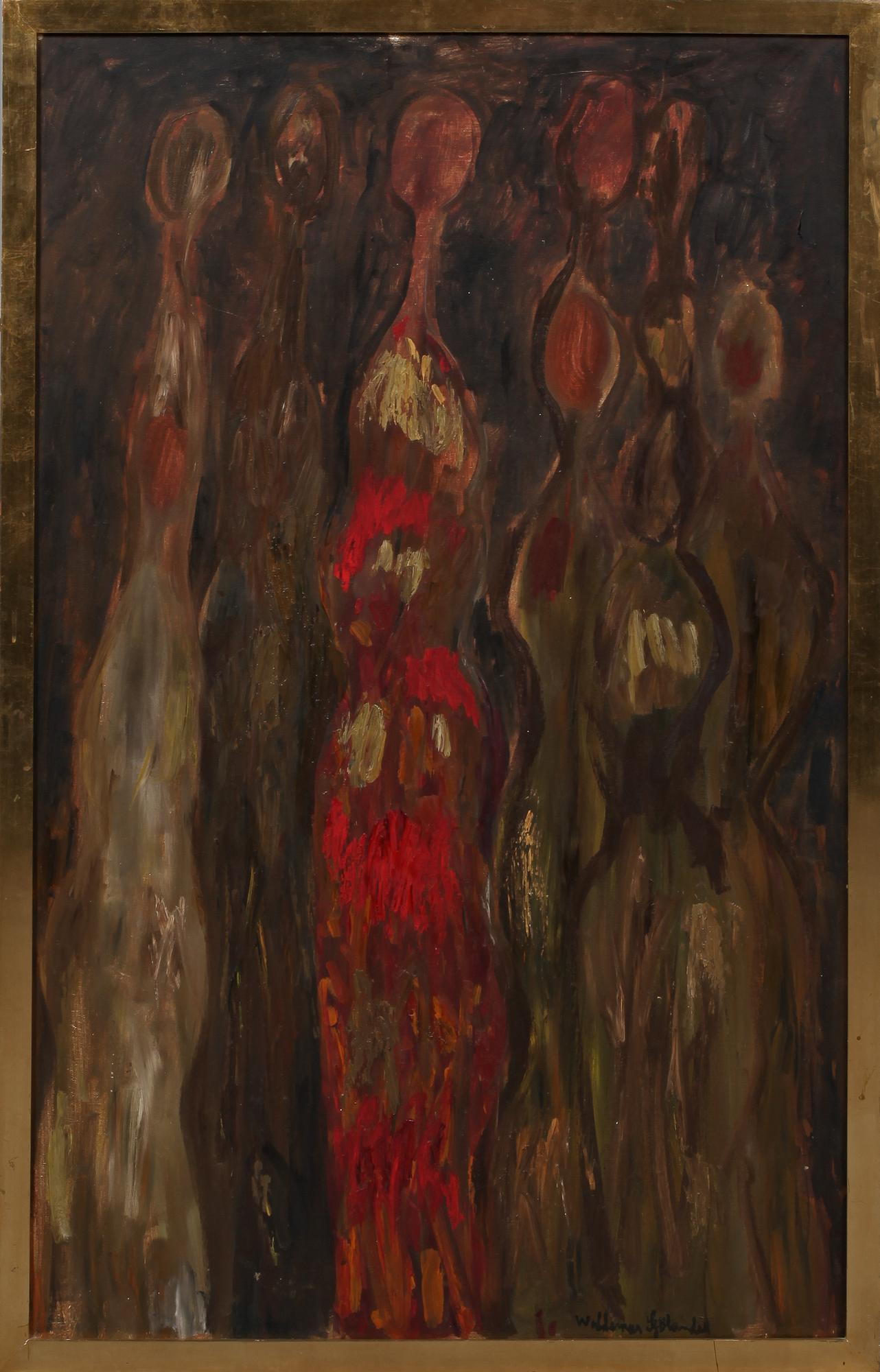 WALDEMAR SJÖLANDER, olja på duk, signerad.