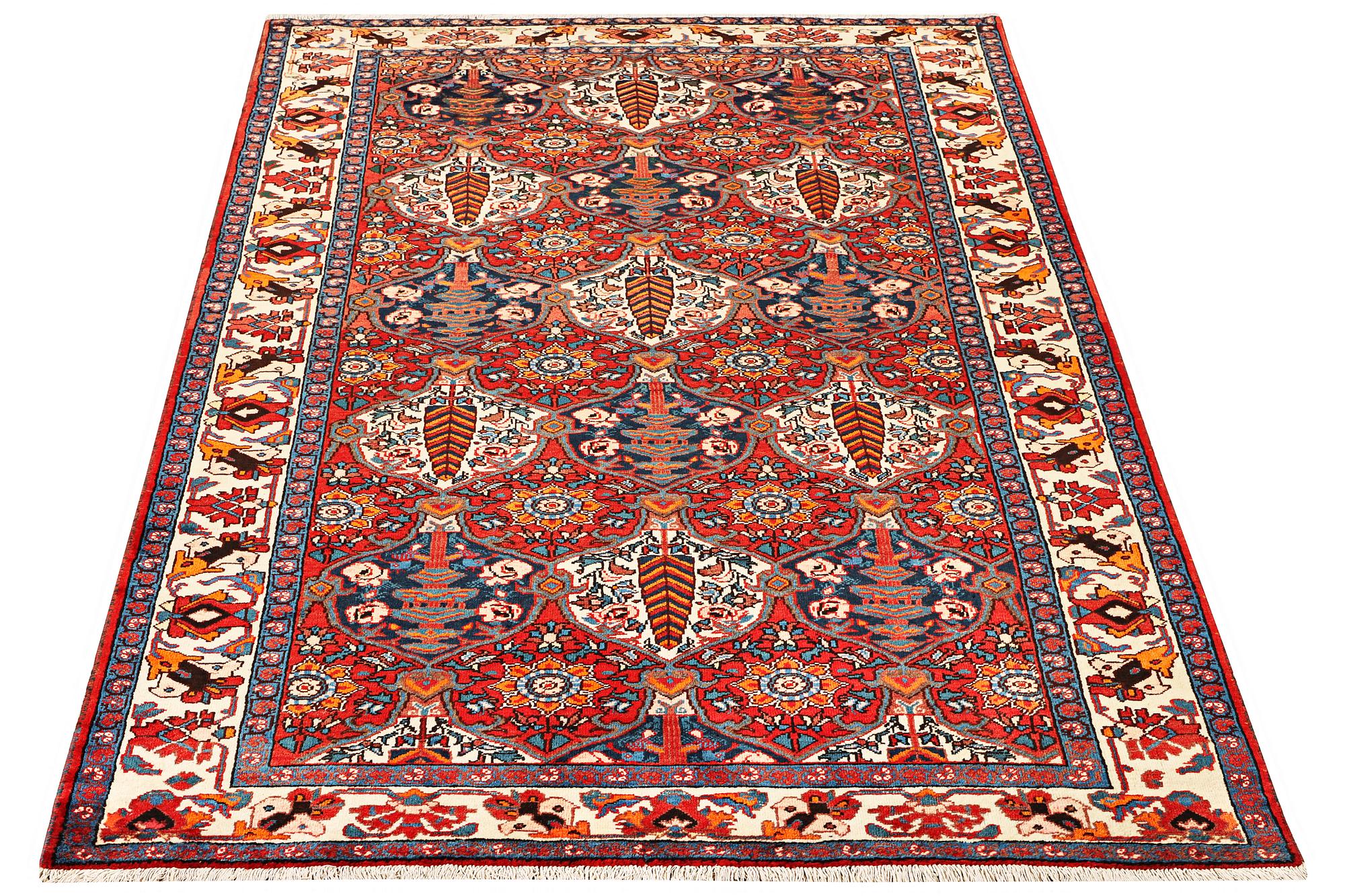 A Hamadan carpet, c. 335 x 184 cm.