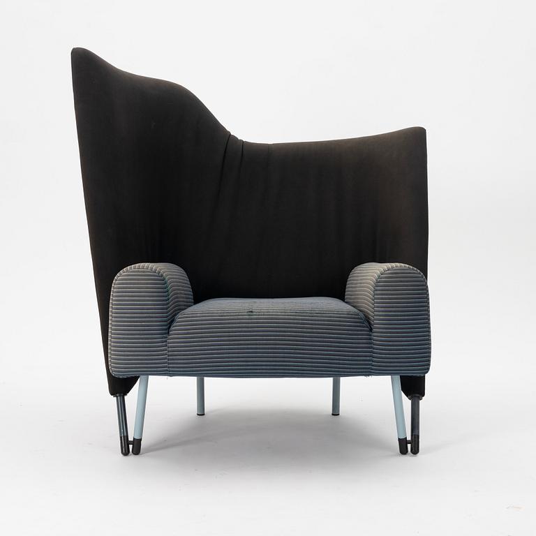 Paolo Deganello, an easy chair, ”Torso Lounge Chair”, Cassina, Italy 1980s.