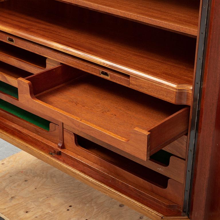 A mid 20th century mahogany veneered cabinet, Bodafors.