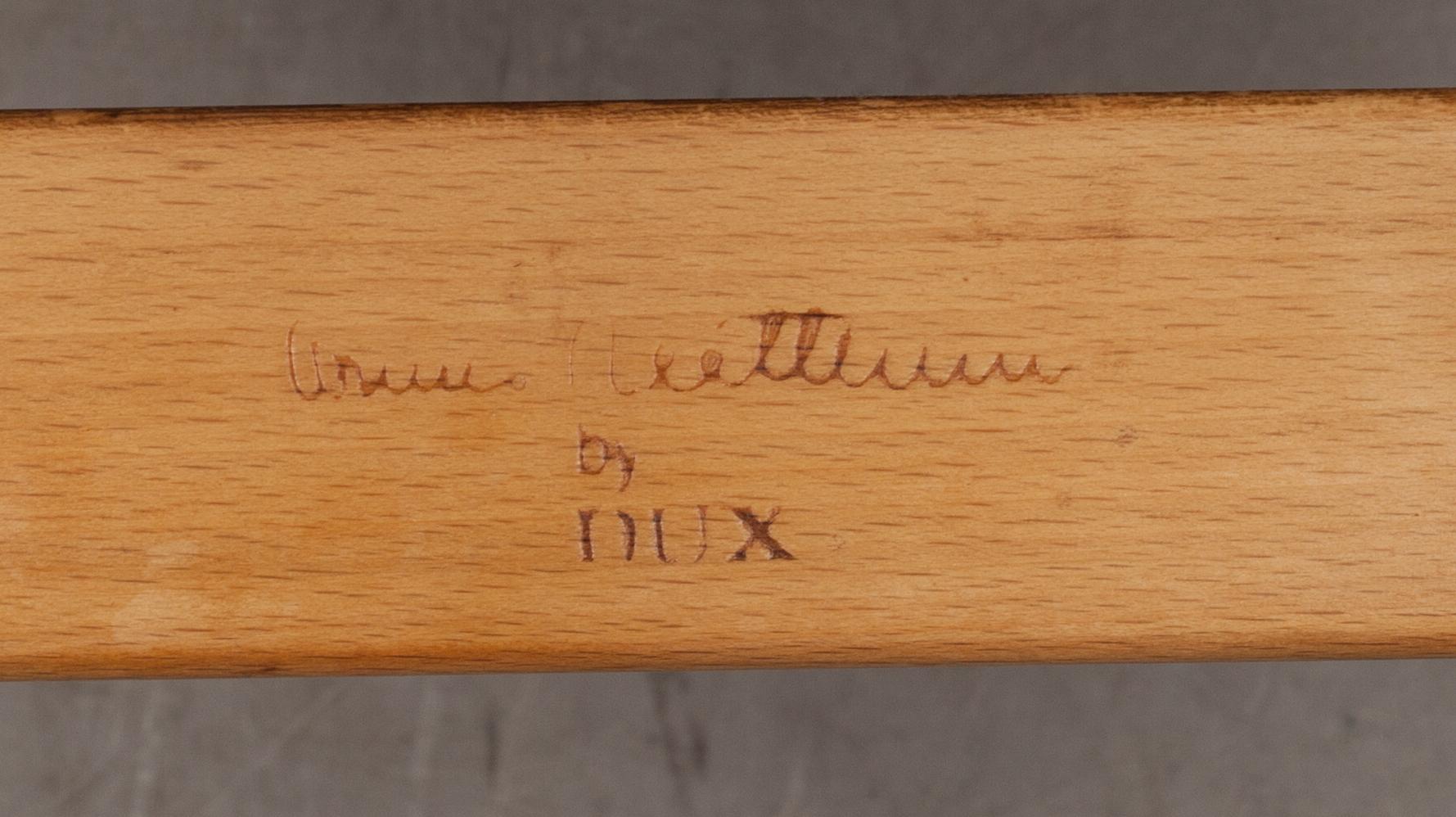 FÅTÖLJ, "Pernilla", Bruno Mathsson by Dux. Brännmärkt.