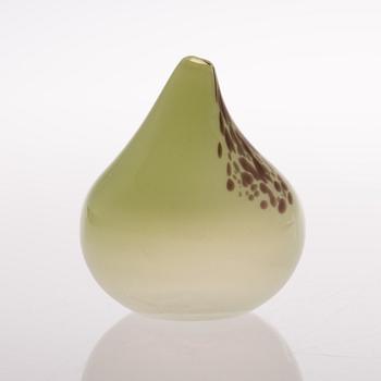 A "Pear 3278" art glass piece signed Tapio Wirkkala Iittala, designed in 1947.